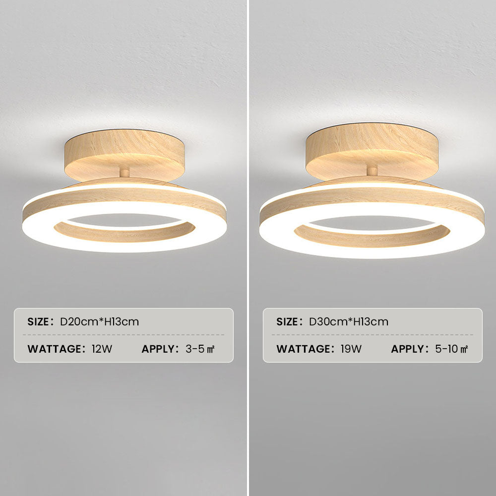 Acrylic Round LED Ceiling Light | Modern Hallway &amp; Entrance Fixture