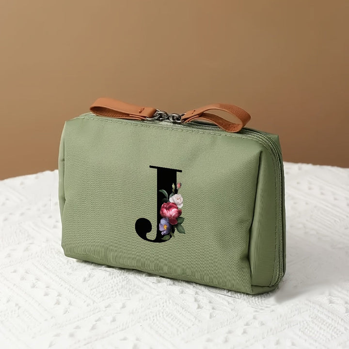 Makeup Bag Travel Cosmetic Organizer Mothers Day Letter Case