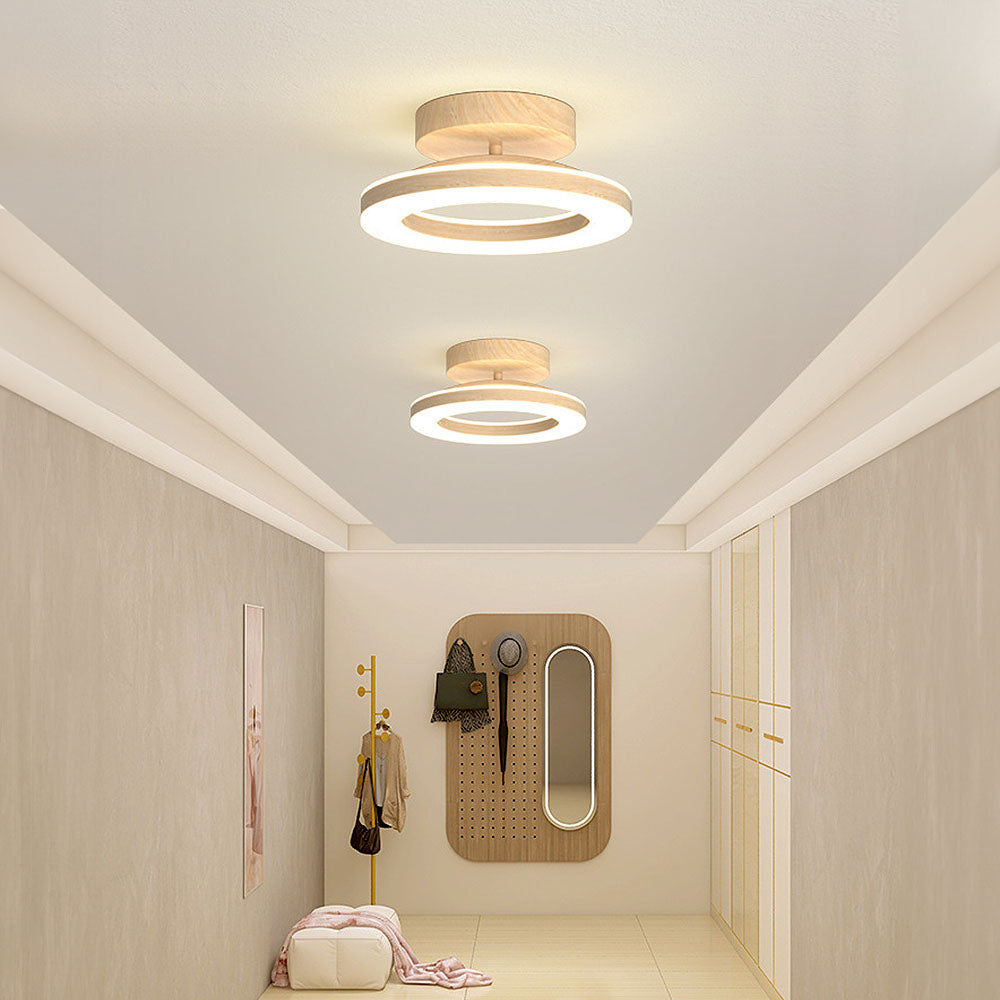 Acrylic Round LED Ceiling Light | Modern Hallway &amp; Entrance Fixture