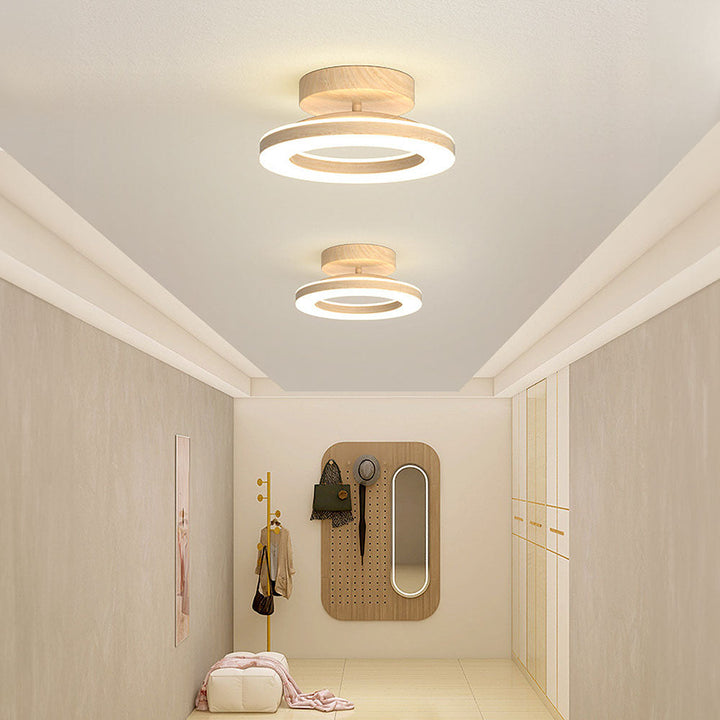Acrylic Round LED Ceiling Light | Modern Hallway &amp; Entrance Fixture