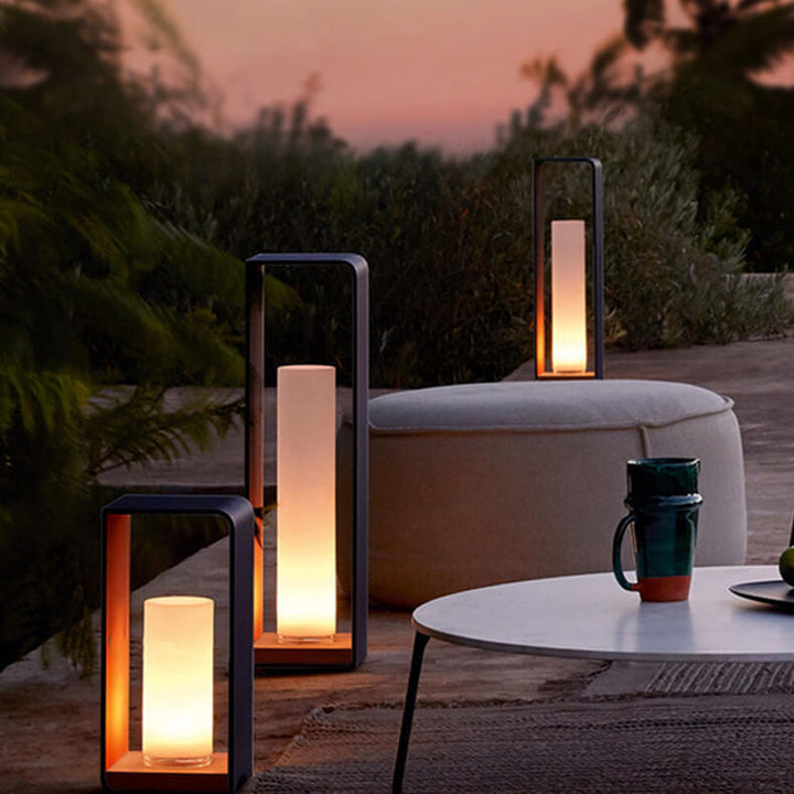 Modern Square Outdoor LED Light | Waterproof Solar LED Light