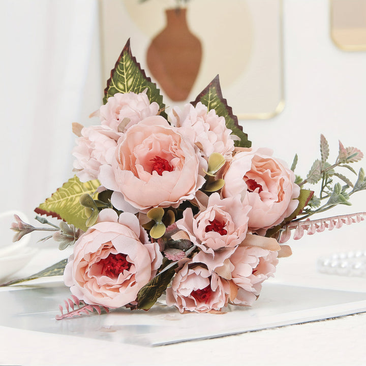 Flower Bouquet Mothers Day Gift Artificial Peony Home Decoration