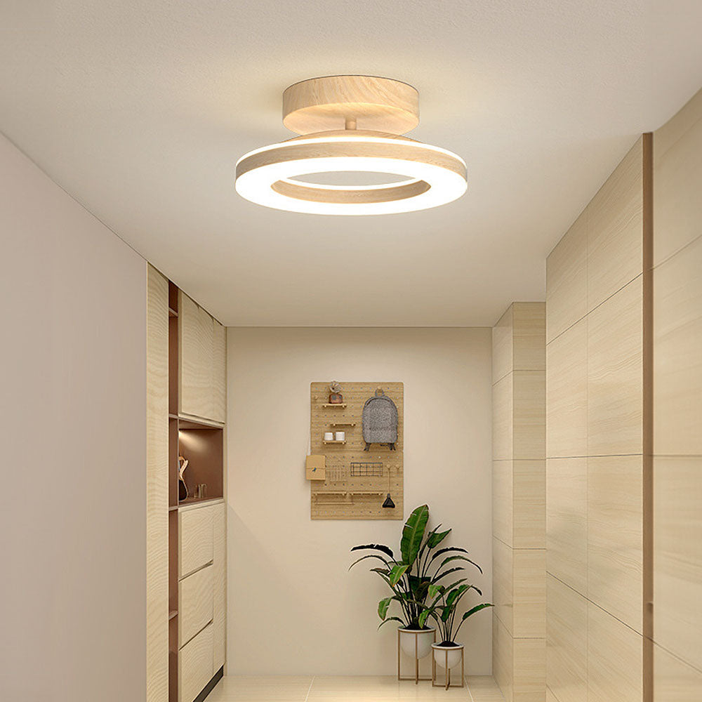 Acrylic Round LED Ceiling Light | Modern Hallway &amp; Entrance Fixture