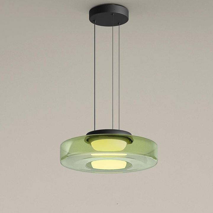 Glass Pendant Lamp | Bauhaus Style Hanging Light