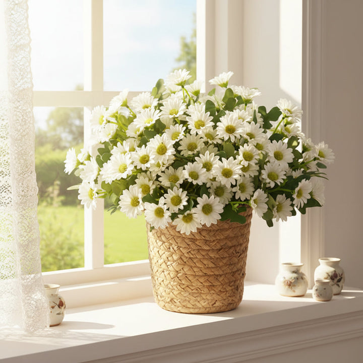 Mothers Day Artificial Flowers Daisy Bouquet Table Centerpiece Decor