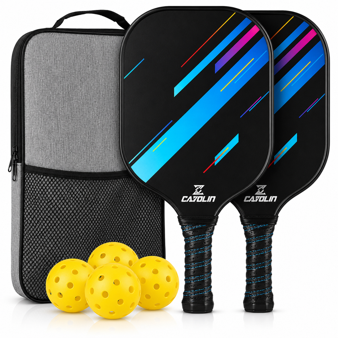 Pickleball Paddle Set Lightweight Graphite Rackets Balls