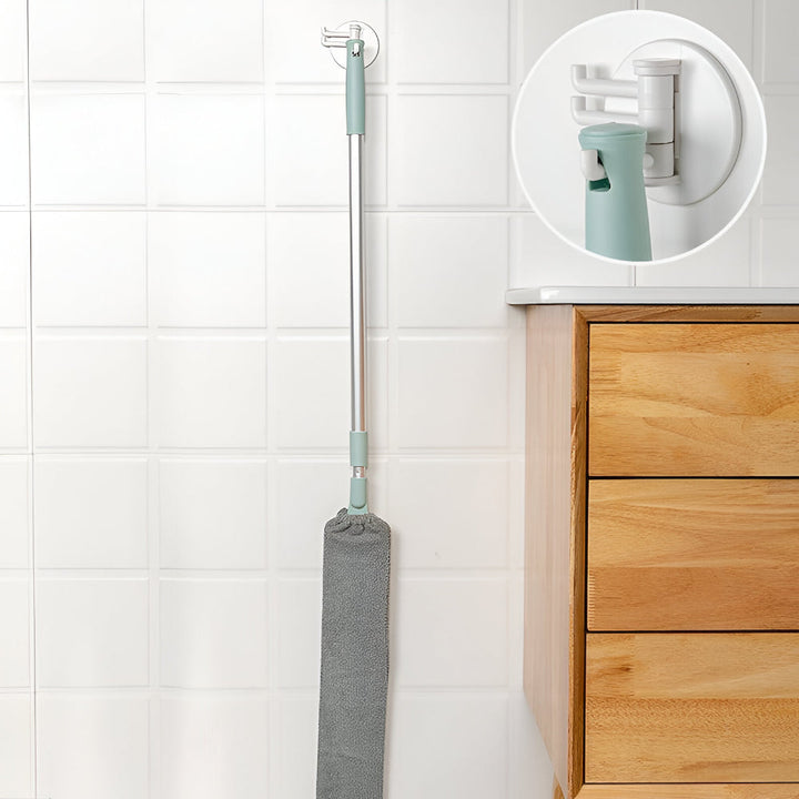 Mop Retractable Gap Cleaning Tool Microfiber Brush Flat Design
