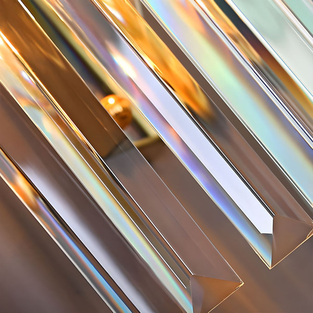 Crystal Wall Light | Modern Luxury Stainless Steel Sconce