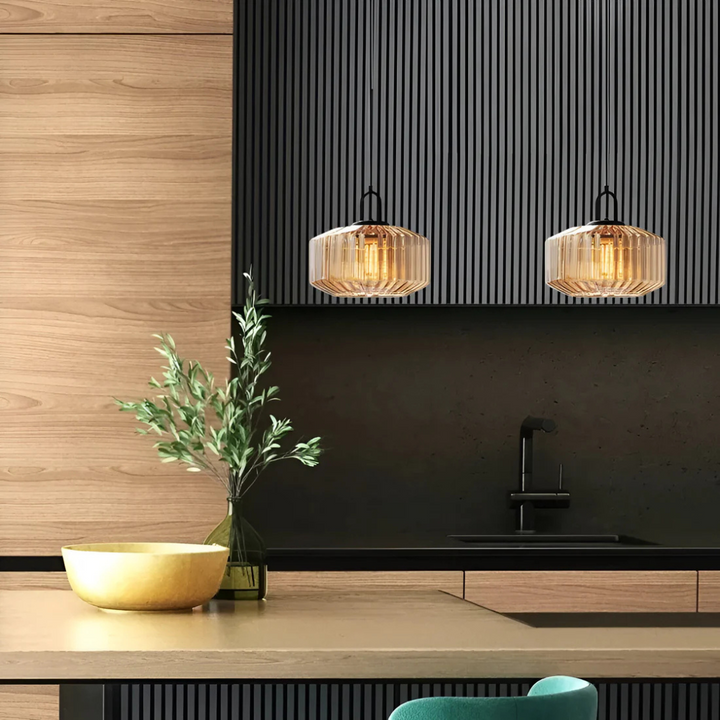 Mireta Glass Pendant Light | Retro-Coloured Glass Design