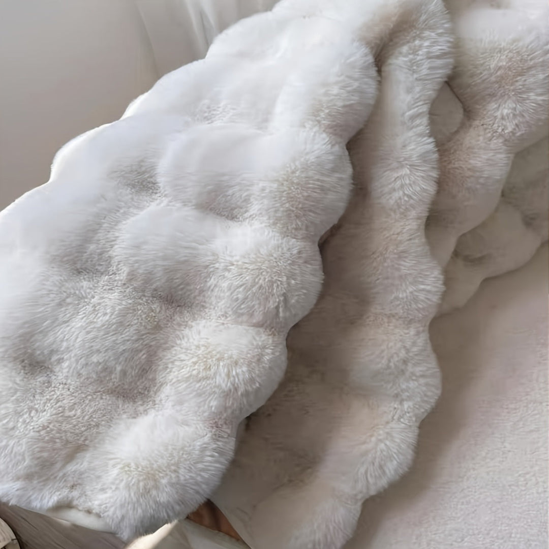 Cloud Comfort Round Bubble Rug | Soft Fluffy Circle Carpet