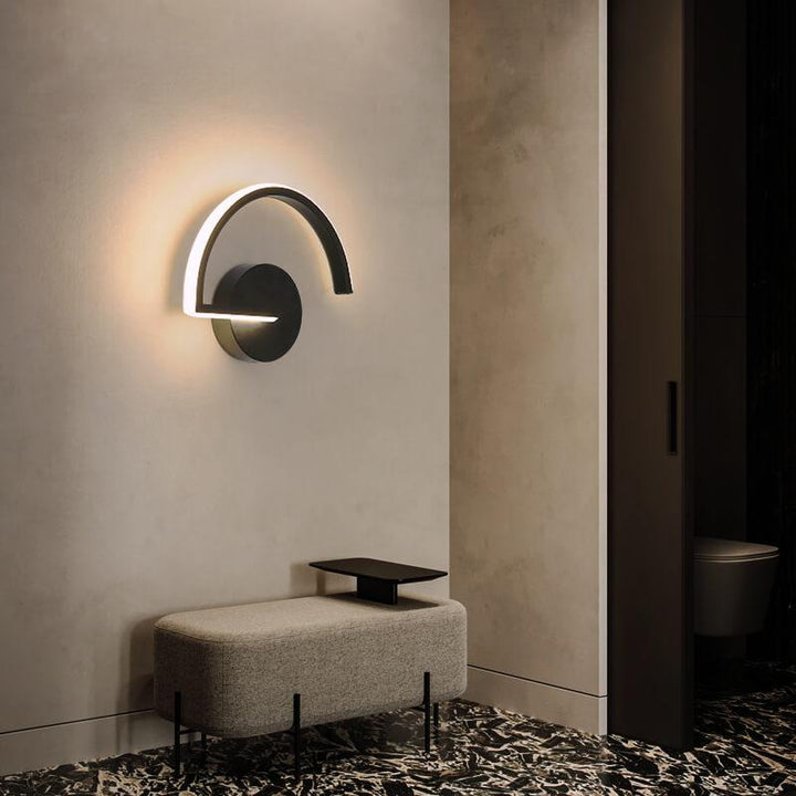 Curves Line LED Wall Light | Modern Minimalist Arc Design