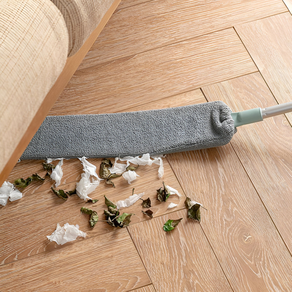 Mop Retractable Gap Cleaning Tool Microfiber Brush Flat Design
