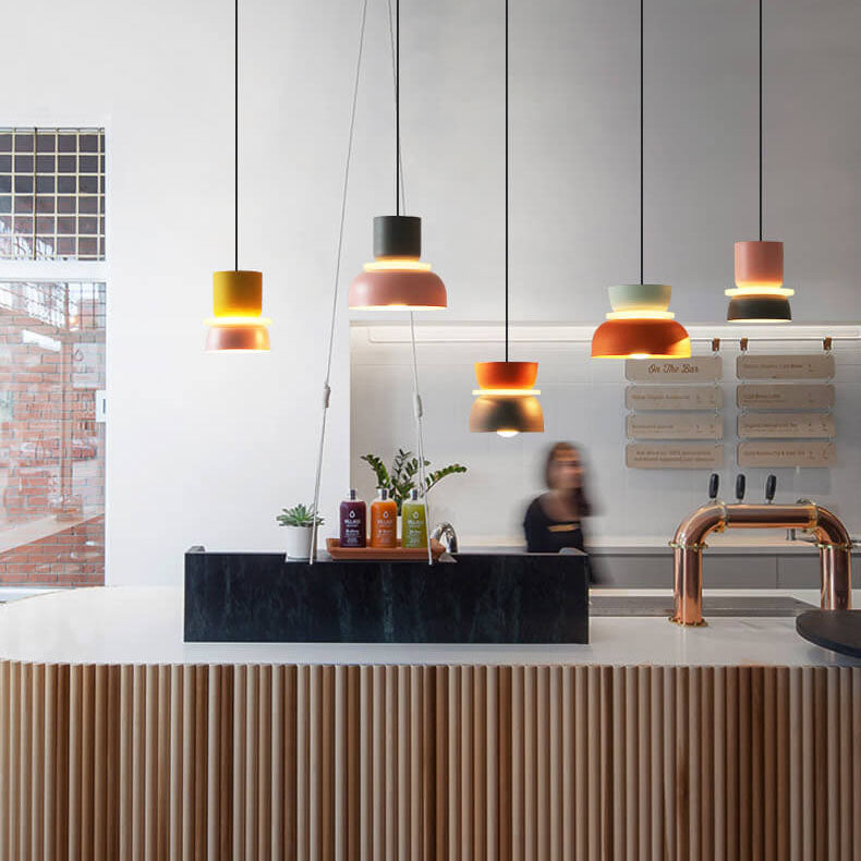 Nordic colourful Macaron Pendant Light | Scandinavian Charm