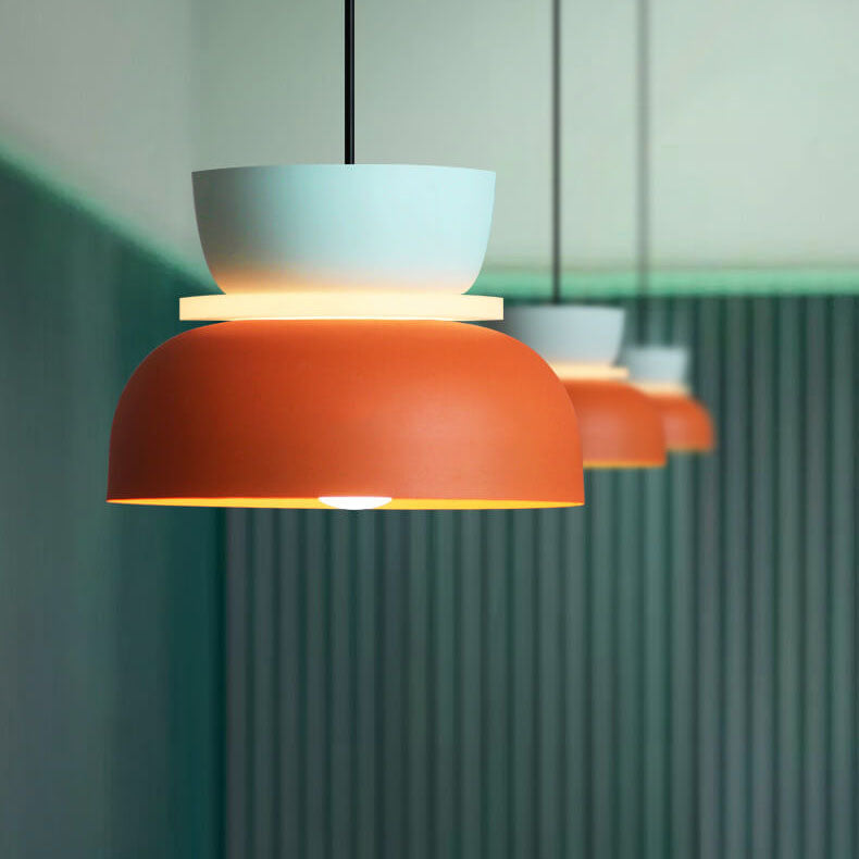 Nordic colourful Macaron Pendant Light | Scandinavian Charm