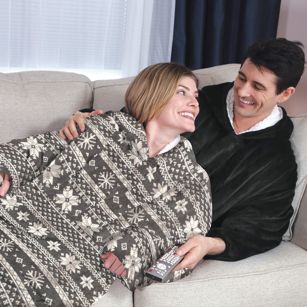 Women Blanket Hoodie Wearable Oversized Loungewear