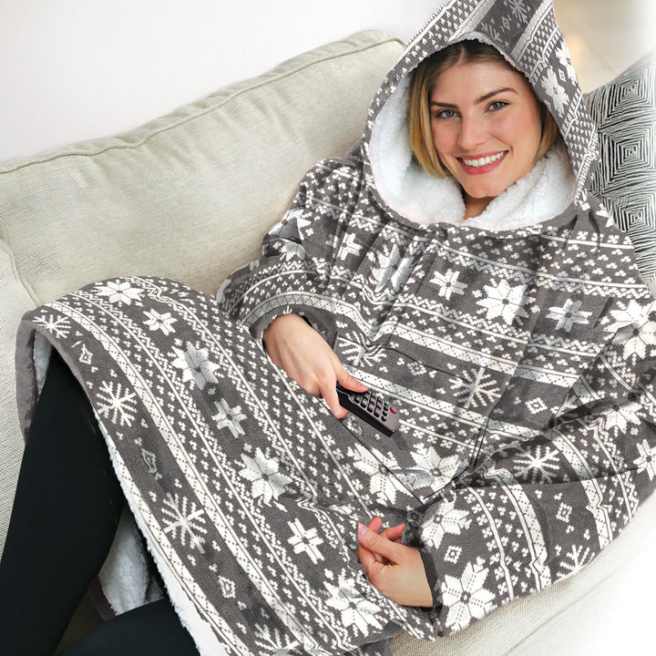 Women Blanket Hoodie Wearable Oversized Loungewear