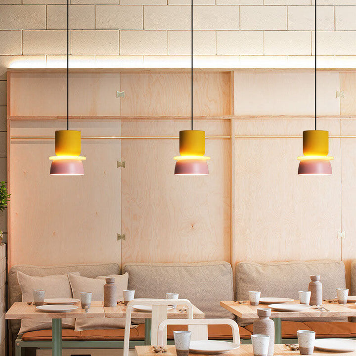 Nordic colourful Macaron Pendant Light | Scandinavian Charm