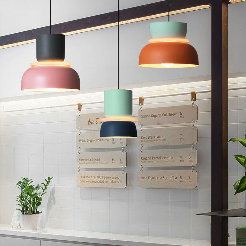 Nordic colourful Macaron Pendant Light | Scandinavian Charm