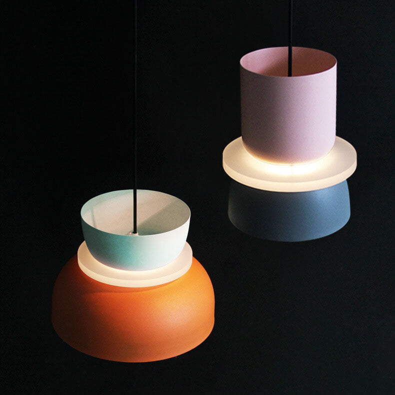 Nordic colourful Macaron Pendant Light | Scandinavian Charm