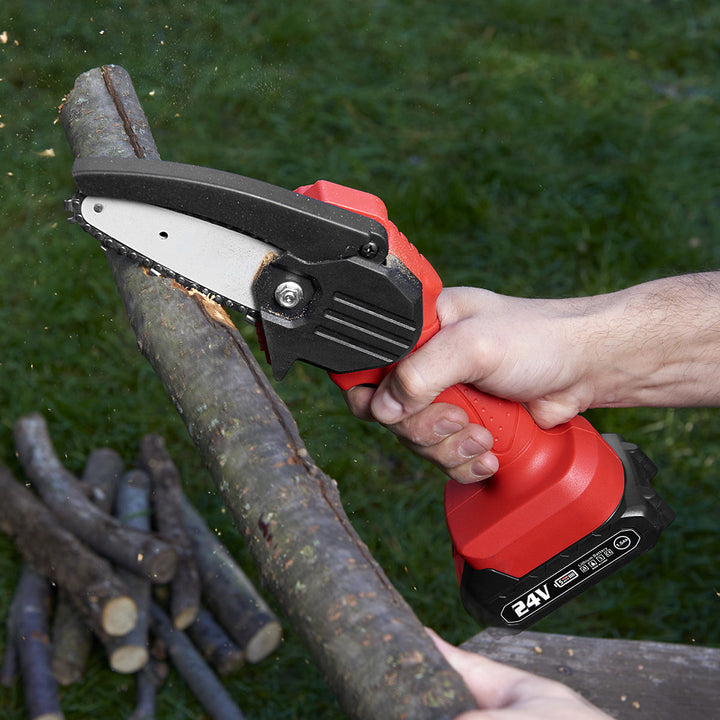 Mini Chainsaw Electric Trimming Tool Garden Cutting Device