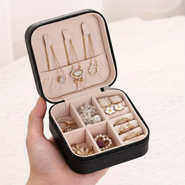 Mothers Day Jewellery Box Travel Organizer Case Zipper