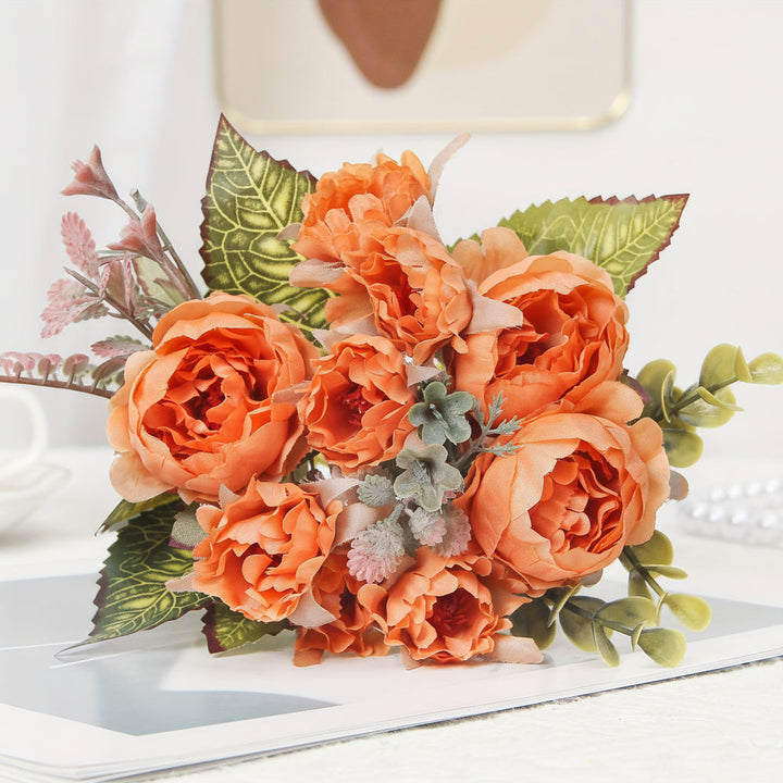 Flower Bouquet Mothers Day Gift Artificial Peony Home Decoration