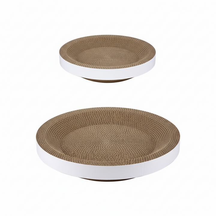 Cat Scratcher Round Cardboard Scratching Bed Lounge