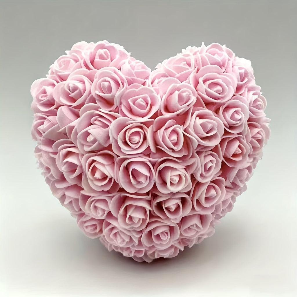Rose Heart Mothers Day Gift Artificial Flower Table Decoration