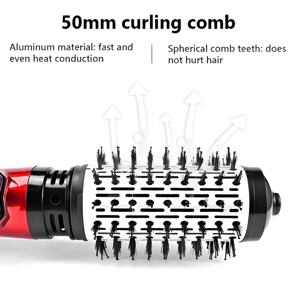 Hair Hot Air Brush Rotating Styling Dryer Tool Set