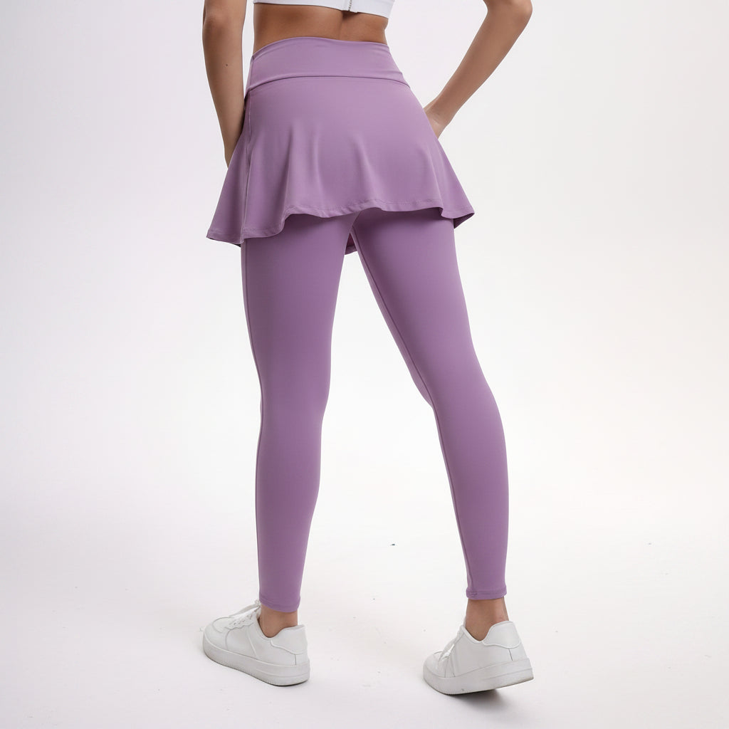 High Waist Pickleball Flared Yoga Trousers Stretch Leggings