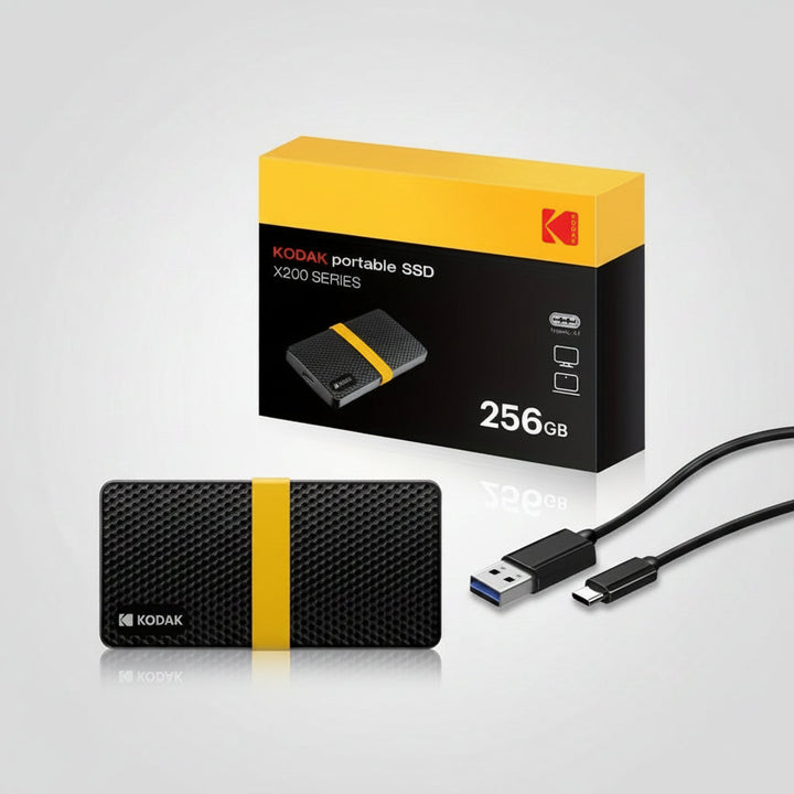 External Hard Drive Portable SSD USB Type C Tablet Storage Drive