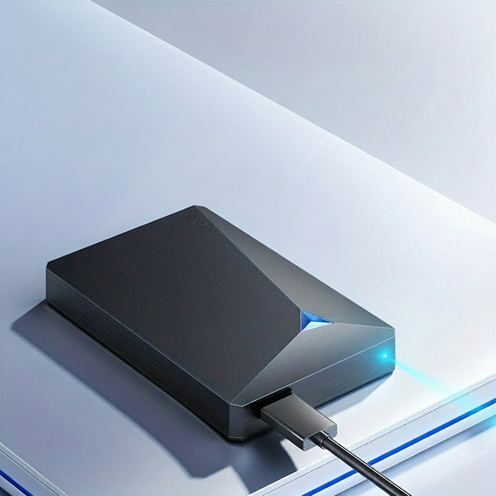 External Hard Drive Portable SSD USB Slim Storage Backup Drive