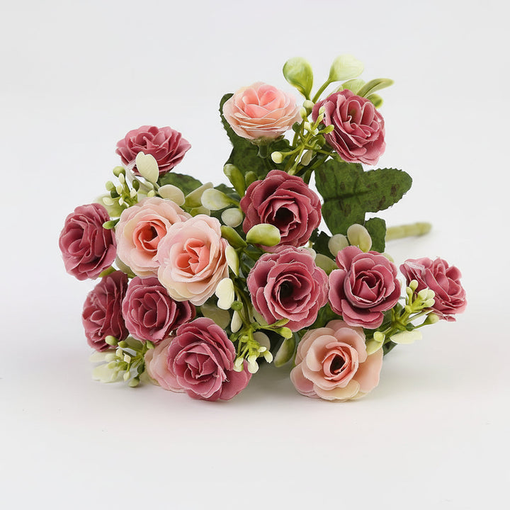Mothers Day Artificial Flowers Hanging Rose Basket Patio Decor