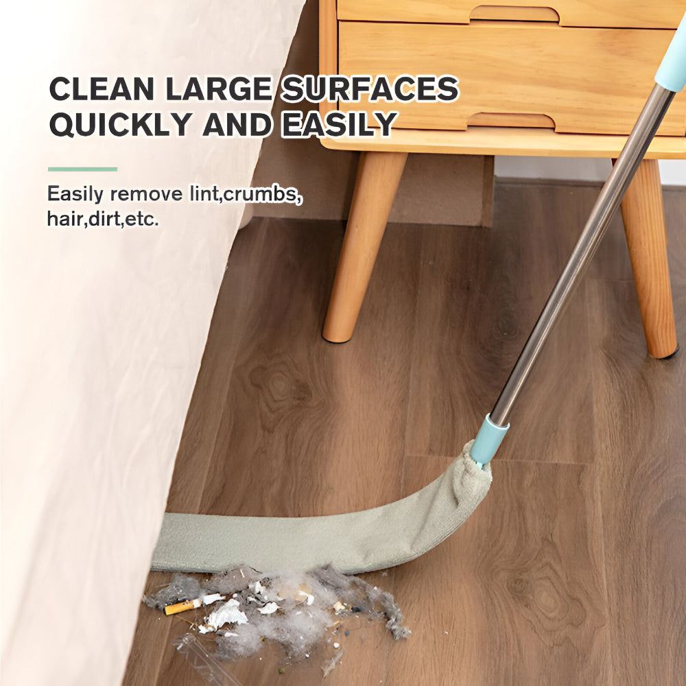 Mop Retractable Gap Cleaning Tool Microfiber Brush Flat Design