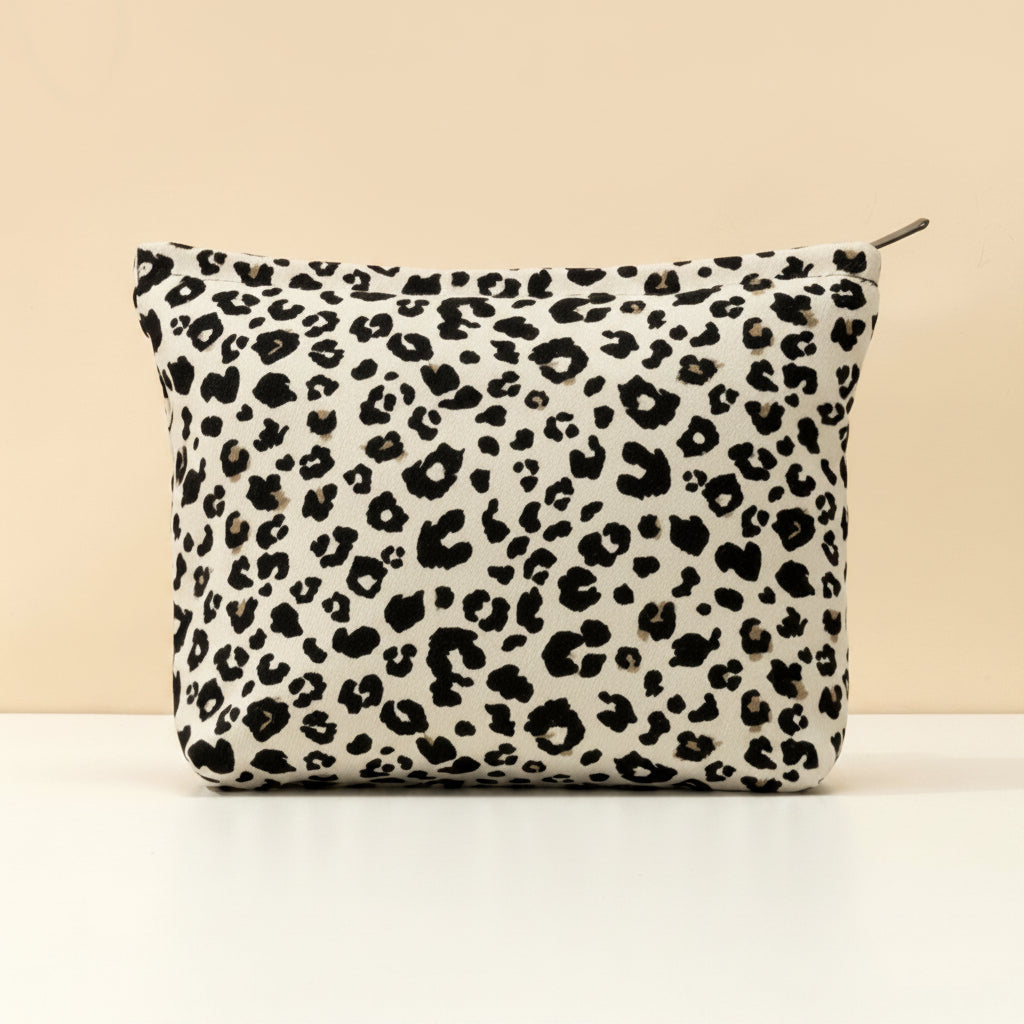 Makeup Bag Travel Cosmetic Organizer Mothers Day Leopard Pouch