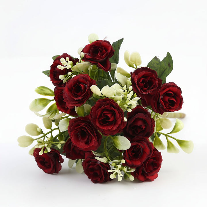 Mothers Day Artificial Flowers Hanging Rose Basket Patio Decor