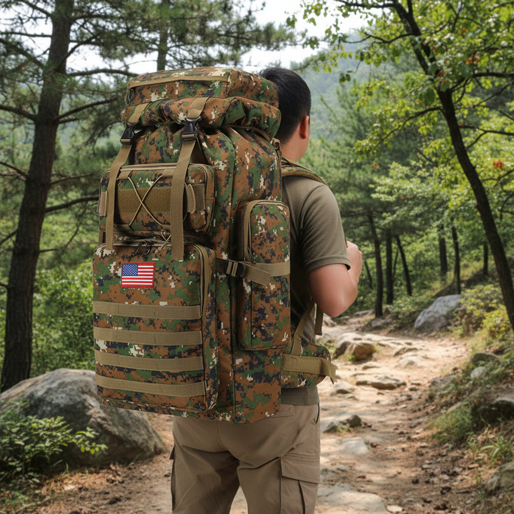 Hiking Backpack Large Capacity Tactical Daypack Outdoor Travel