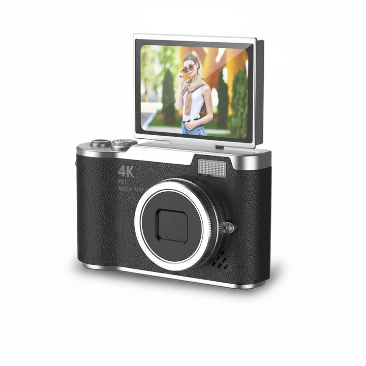 Digital Camera 4K Flip Screen 48MP 8X Zoom Compact Photo Video