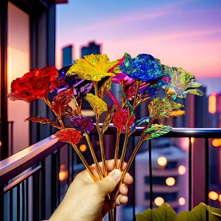 Flower Bouquet Mothers Day Gift Artificial Rose Table Decoration