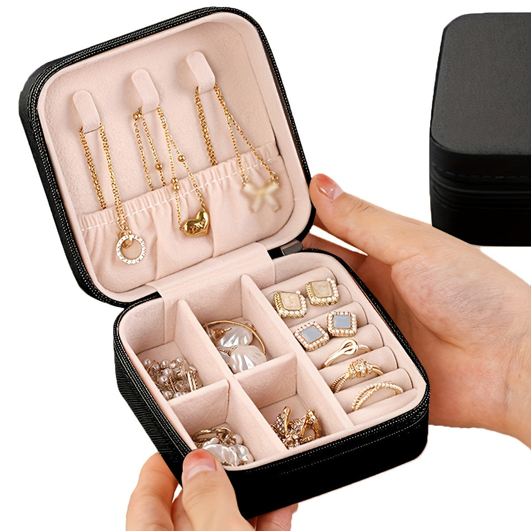 Mothers Day Jewellery Box Travel Organizer Case Zipper