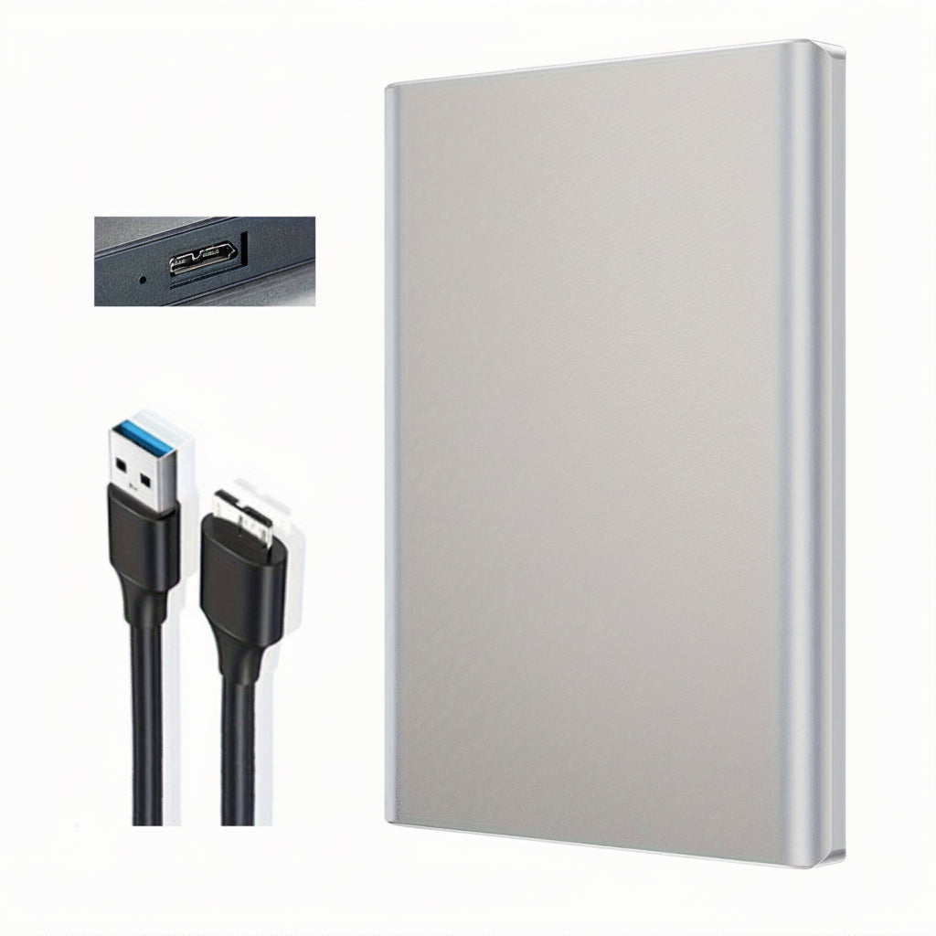 External Hard Drive Portable SSD 320GB USB Slim Laptop Storage