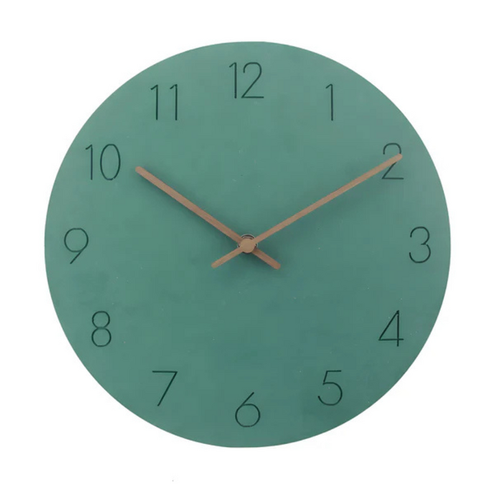 Nork Minimalist Wall Clock | Contemporary Wood Design