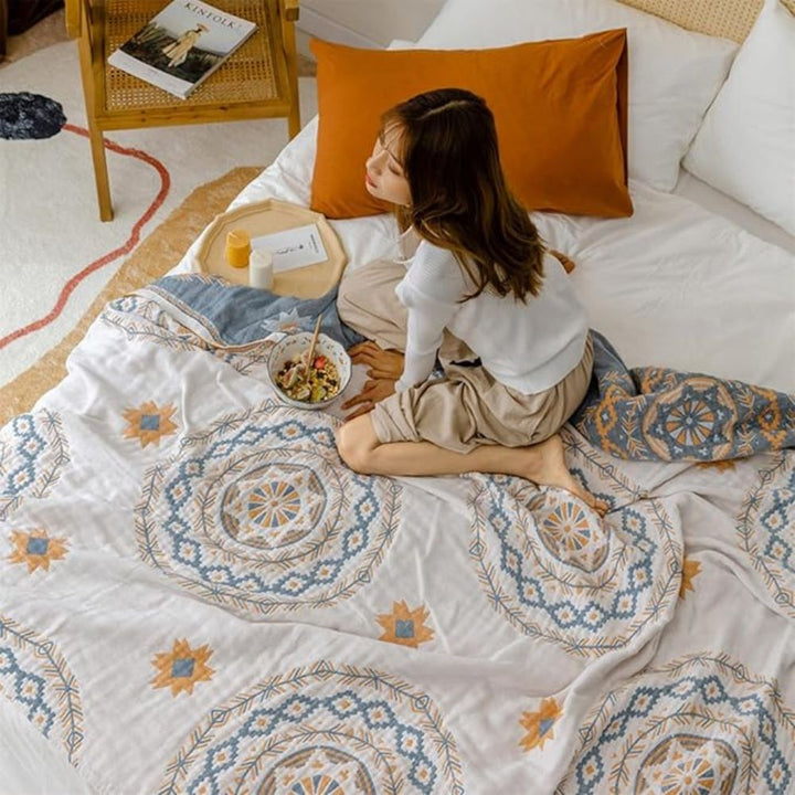 Blanket Throw Mandala Boho Pattern Design