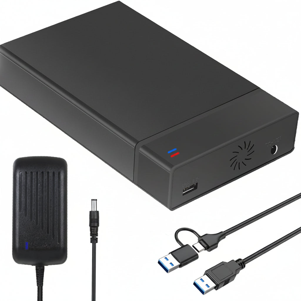 External Hard Drive Portable SSD USB 3.0 SATA Enclosure