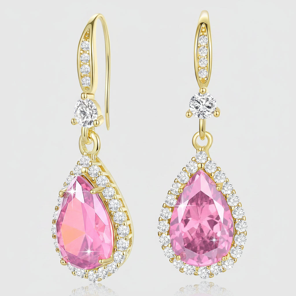 Earrings Mothers Day Gift Birthstone Teardrop Dangle Jewellery