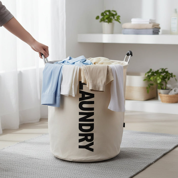 Laundry Hamper Large Foldable Waterproof Fabric Basket