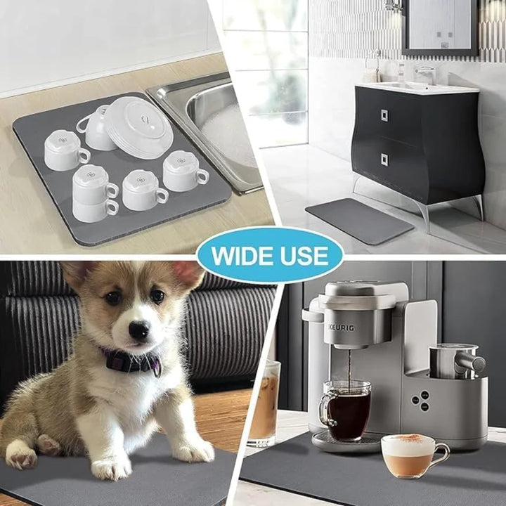 Kitchen Mat Drying Counter Absorbent Dish Pad