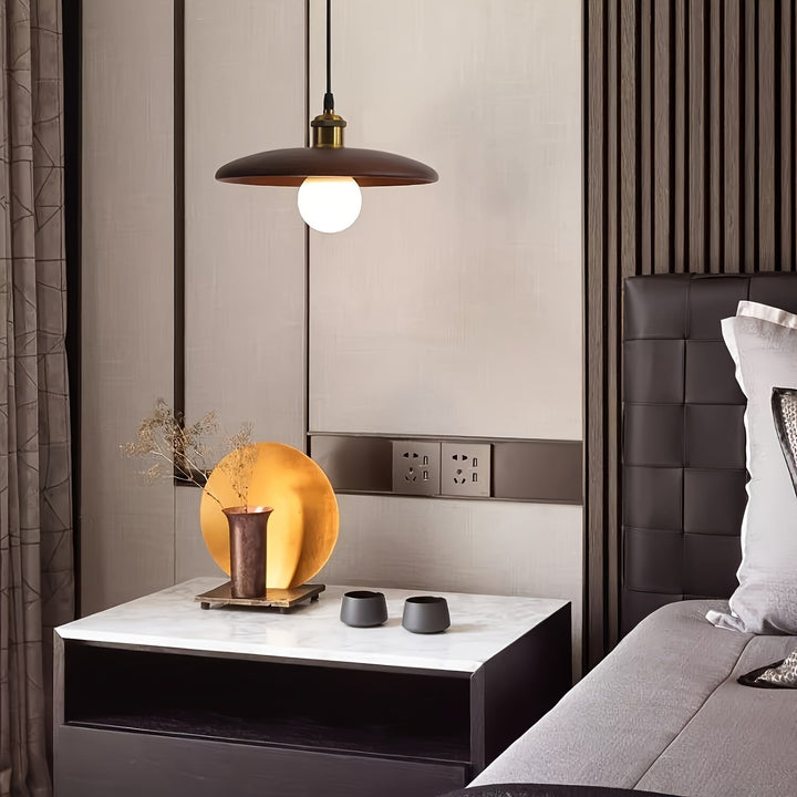Modern Nordic Solid Wood Pendant Light | Scandinavian Ceiling Lamp