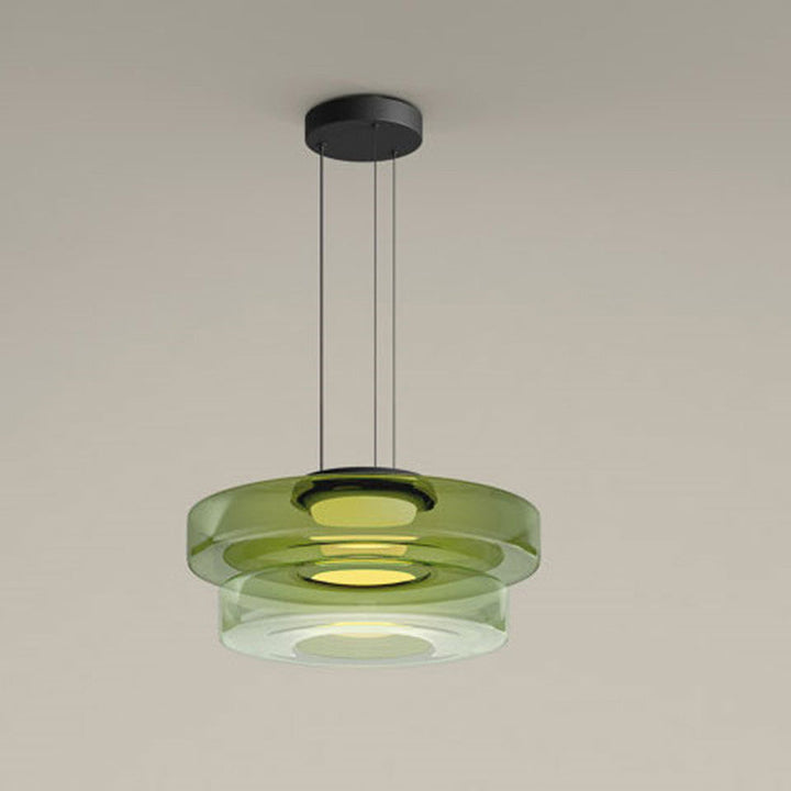 Glass Pendant Lamp | Bauhaus Style Hanging Light