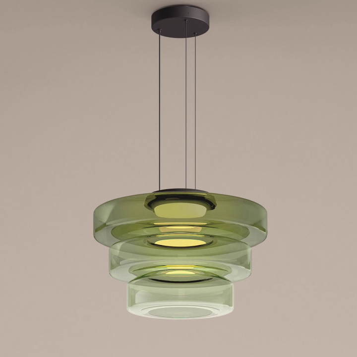 Glass Pendant Lamp | Bauhaus Style Hanging Light
